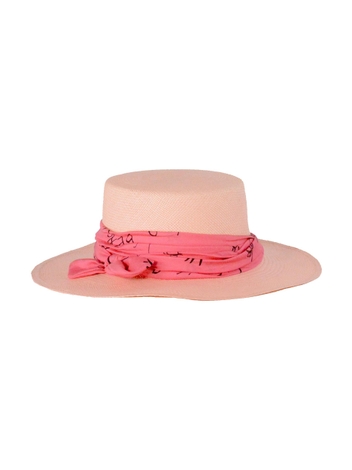 Cordovan Hat With Fabric Band