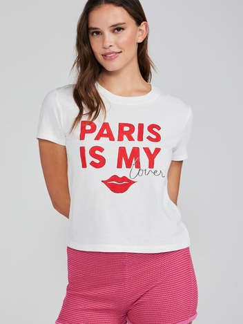 Paris Is My Lover Tee | Clean white