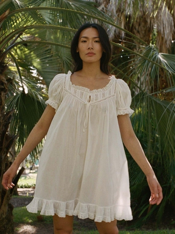 AINSLEY NIGHTGOWN -- SALT