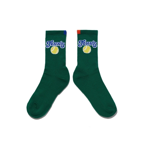 The Mens Courtside Sock - Green