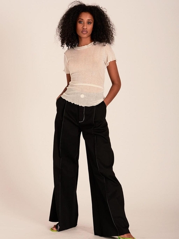 Lavoy Pants Black Twill