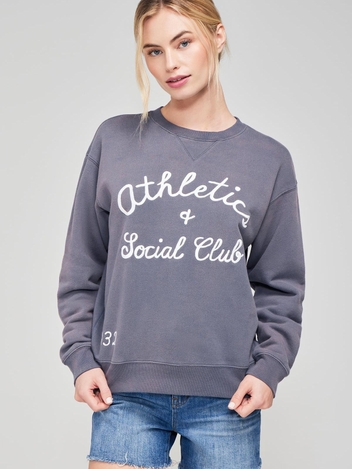 Athletics And Social Club Cody Sweatshirt | Faded Indigo
