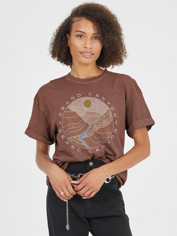 Grand Canyon Sun Chocolate Boyfriend Tee