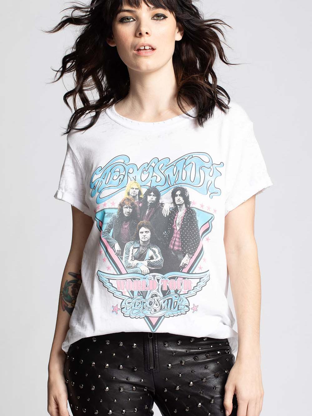 recycled karma aerosmith tee