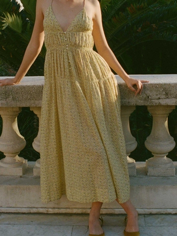 IRINA DRESS -- MOONFLOWER FLORAL