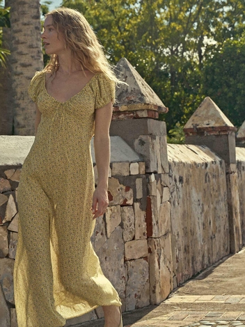 SOFIA DRESS -- MOONFLOWER FLORAL