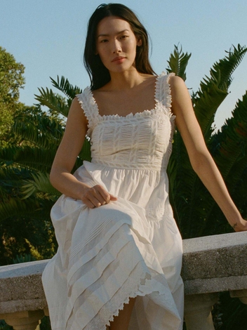 ARIETTA DRESS -- SALT