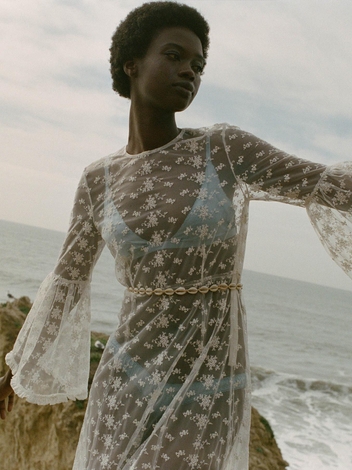 ADALISE DRESS -- SEA SALT