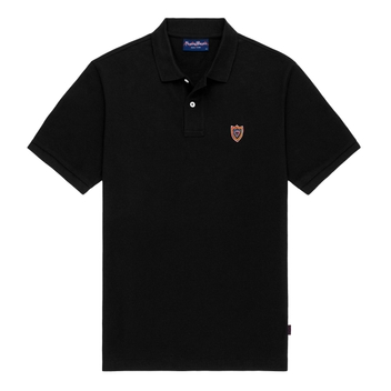 Croquet Stripe Shield Icon Polo