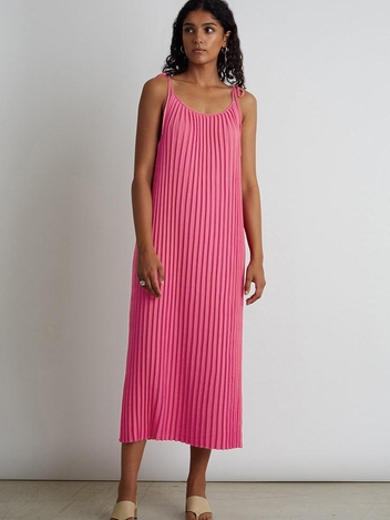 Simone Dress | Taffy Pink