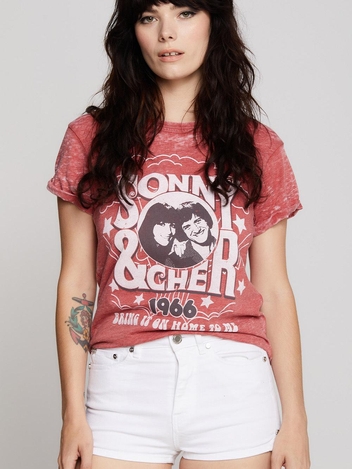 Sonny & Cher Bring It On Home Tee Chili Pepper
