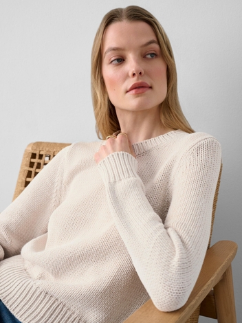 Cotton Rope Crewneck Grey Cord