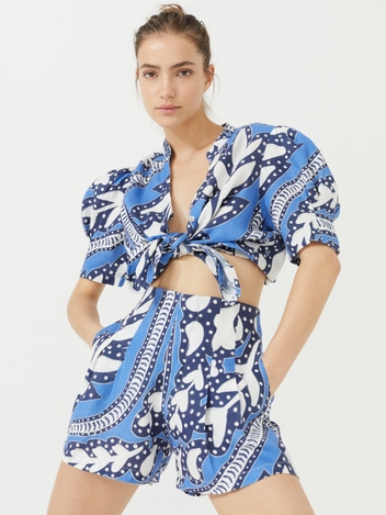 Frida Linen Shorts - Mykonos