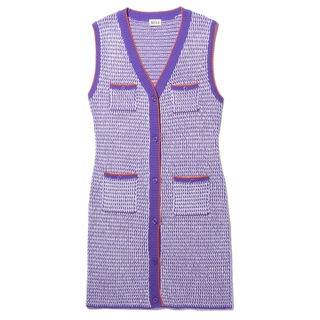 The Virginie - Grape/White/Poppy
