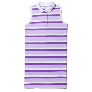 The Polo Dress - Lilac/White/Grape