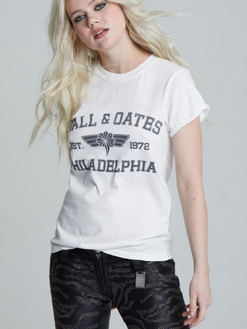 Hall & Oates Philadelphia Tee White