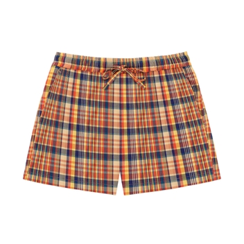 WomenS Indian Madras Shorts Multi