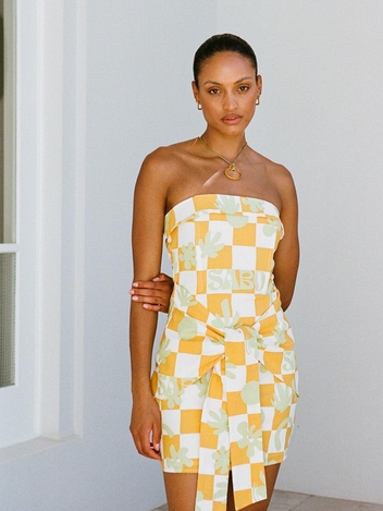 Kingsley Dress - Sabo Checkerboard
