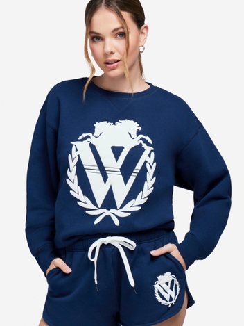 90s Crest Cody Sweatshirt | Pageant Blue