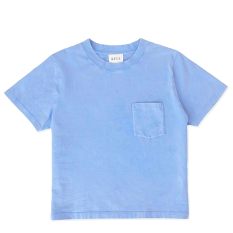 The Wynn Baby Tee - Dusty Blue