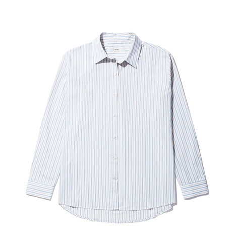 The Lauren Oversized Shirt - Blue Multi