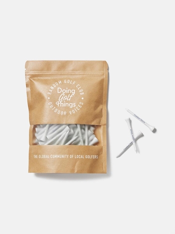 Random Golf Club X Ov Golf Tees White