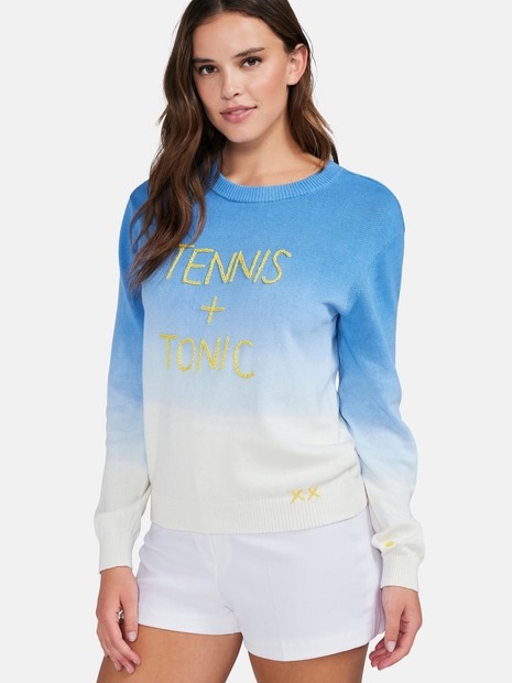 Tennis & Tonic Barrett Sweater | Chambray Dip Dye