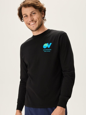 Ov Earth Graphic Everyday Classic Longsleeve Black