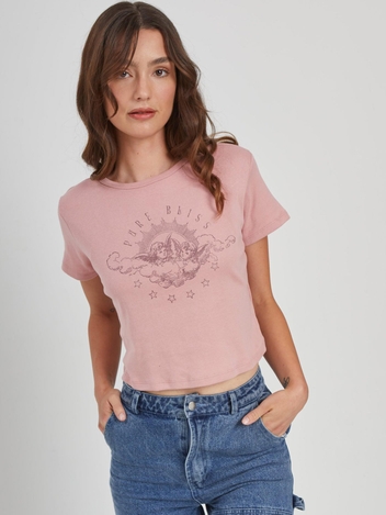 Pure Bliss Dusty Pink Baby Tee