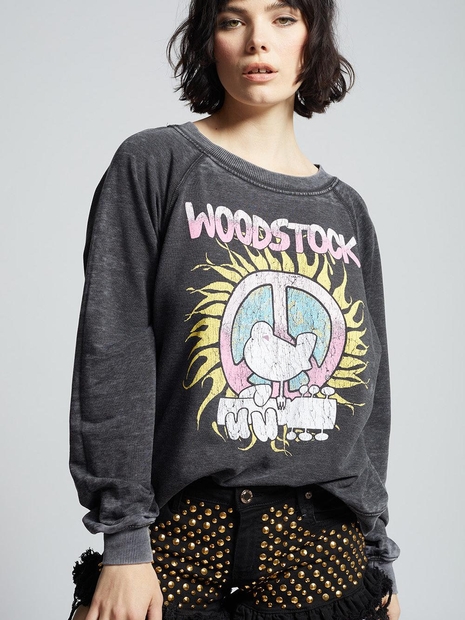Woodstock Sun Sweatshirt Black