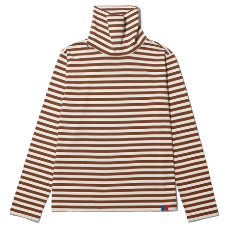 The Turtleneck - Walnut/Cream