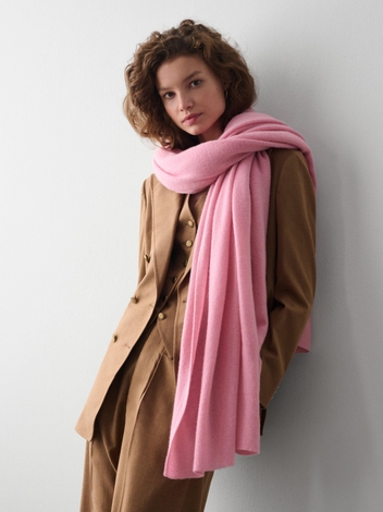 Cashmere Travel Wrap Carnation Heather