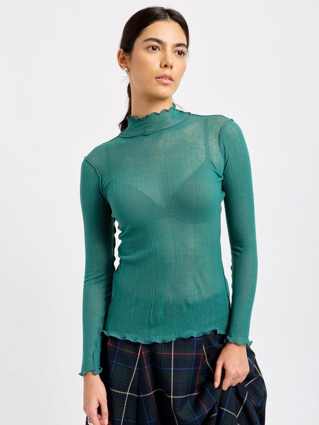 Jane Longsleeve Turtleneck Jade