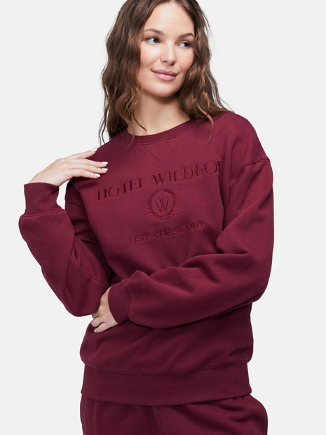 Hotel Wildfox Cody Sweatshirt | Chocolate Truffle