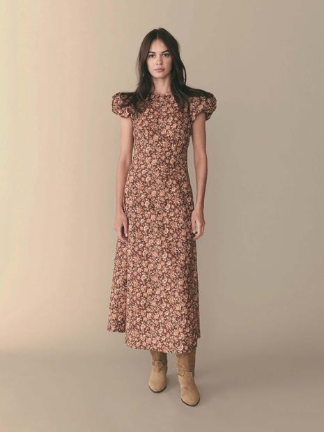 Rhodia Dress -- Mulberry Vine Floral