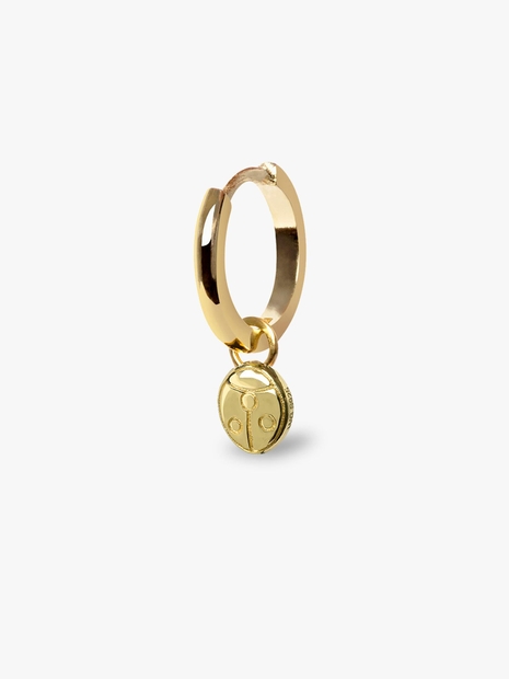 Naked Ladybug Hoop Earring