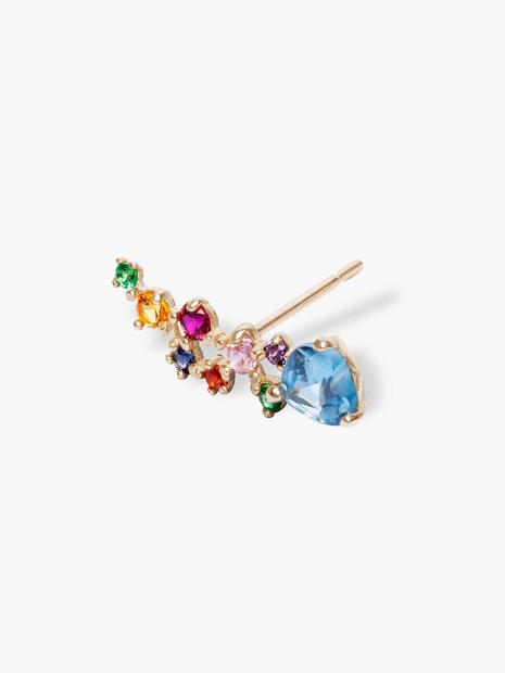 Rainbow Spiked Earring