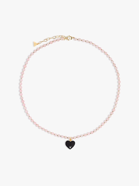 I Love Me Pink Quartz Necklace