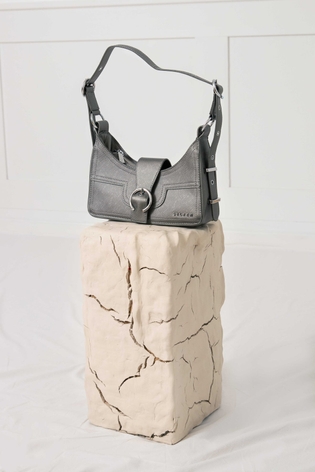 ALBA SHOULDER BAG - Dark Chrome