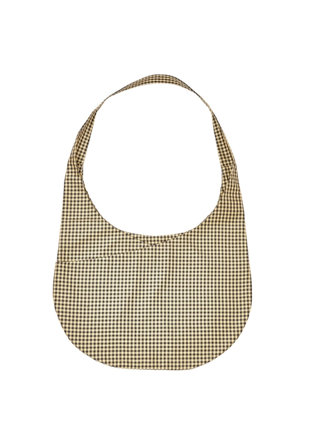 Gingham Black Yellow Hobo Crossbody