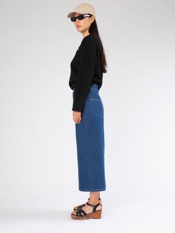 Papayars Skirt Dark Denim