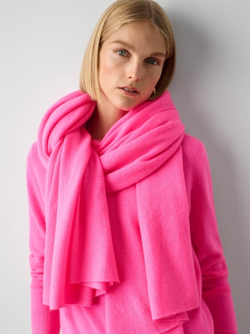 Cashmere Travel Wrap Pink Glow