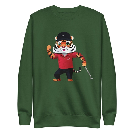 Tiger Animal Golf Premium Sweatshirt