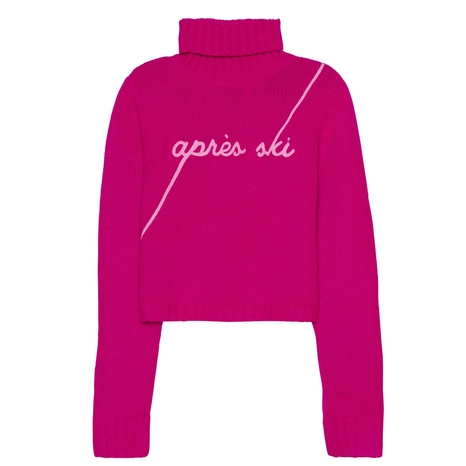 Cropped Retro Après Turtleneck Sweater