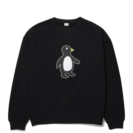 The Oversized Penguin Sweatshirt - Black
