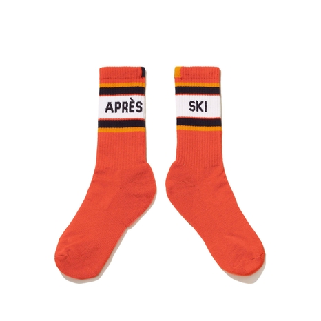 The WomenS Ribbed Après Ski Sock - Poppy