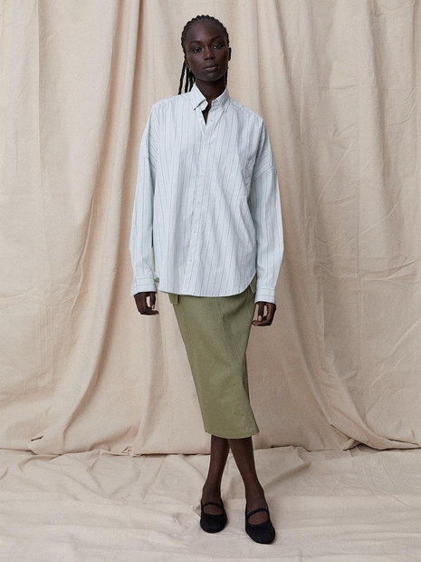 Marine Shirt In Sage