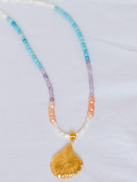 Mermaid Spell Necklace Gold