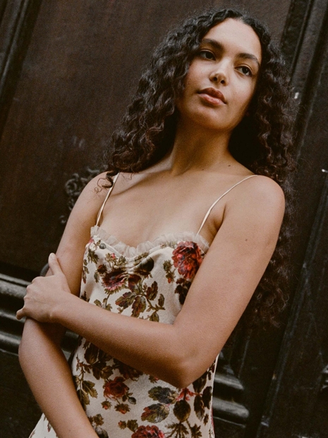 Calsi Dress -- Primrose Garden Floral