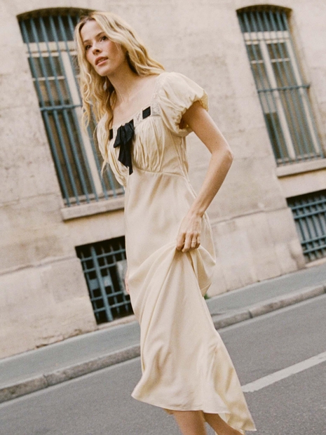 Felicia Dress -- Mother Of Pearl